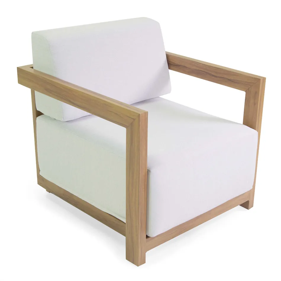 Salon en aluminium avec effet bois par transfert thermique - Camper Viadurini