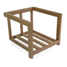 Salon en aluminium avec effet bois par transfert thermique - Camper Viadurini