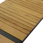 Salon en aluminium avec détails en teck brésilien - Agenda Viadurini