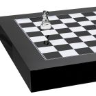 Échiquier pour échecs et dames de design en plexiglas Made in Italy - Échecs Viadurini