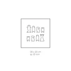 Échiquier pour Échecs et Dame en Cristal Acrylique Fabriqué en Italie - Smanto Viadurini