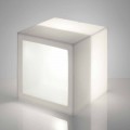 Tablette lumineuse design moderne Slide Open Cube, produite en Italie