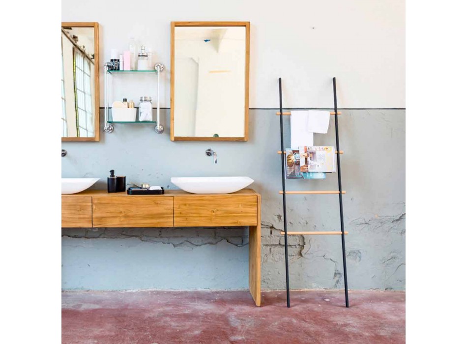 Denno magazine de design de salle de bain / porte-serviettes Viadurini