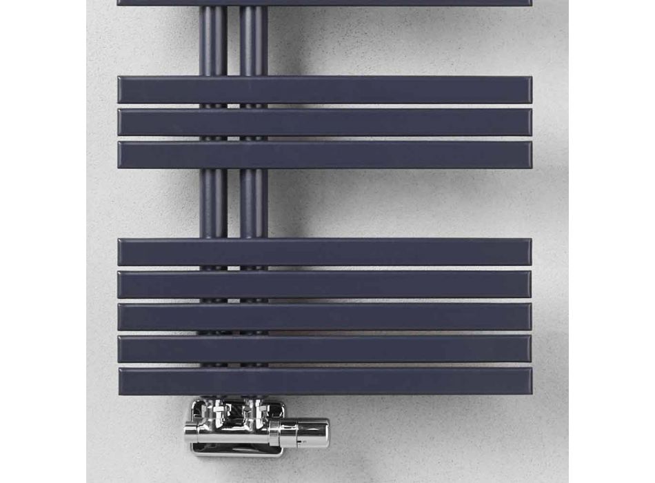 Chauffe-serviettes de salle de bain de design moderne en acier à 386 watts - paon Viadurini