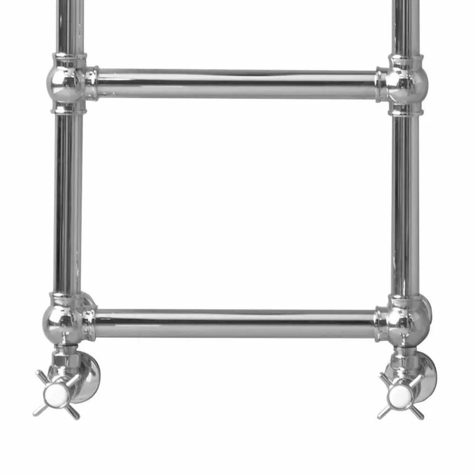 Chauffe-serviettes hydraulique modulaire 194 W tube en laiton chromé - Caesar Viadurini