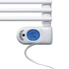 Sèche-serviettes électrique en acier au carbone - Praline Viadurini