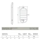 Sèche-serviettes design "All Round Bubble" en acier fabriqué en Italie - Lisse Viadurini