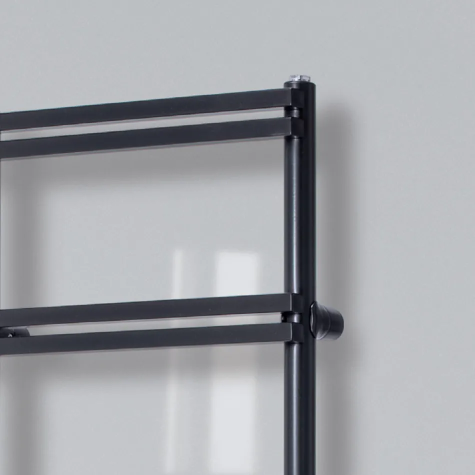 Sèche-serviettes électrique avec collecteurs verticaux Made in Italy - Ginger Viadurini