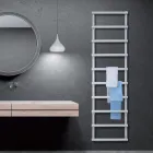 Sèche-serviettes électrique avec éléments circulaires fabriqué en Italie - Fraise Viadurini