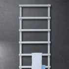 Sèche-serviettes électrique avec éléments circulaires fabriqué en Italie - Fraise Viadurini