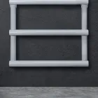 Sèche-serviettes électrique avec éléments circulaires fabriqué en Italie - Fraise Viadurini