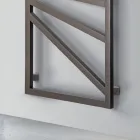 Sèche-Serviettes Électrique avec Éléments Carrés Fabriqué en Italie - Amandes Viadurini