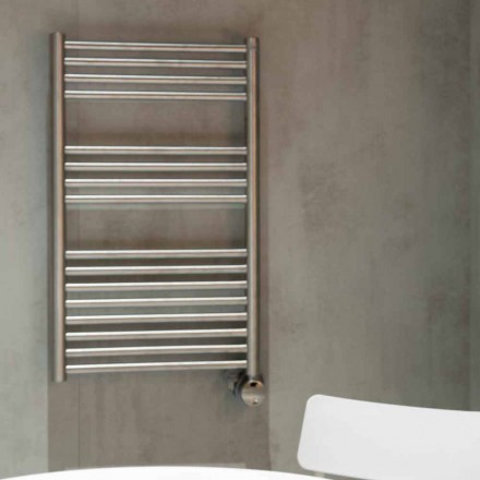 Sèche-serviettes électrique pour la conception verticale de la salle de bain en acier 300 W - Italo Viadurini