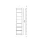 Sèche-serviettes hydraulique avec collecteurs verticaux Made in Italy - Ginger Viadurini