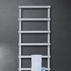 Sèche-serviettes hydraulique avec éléments circulaires fabriqué en Italie - Fraise Viadurini