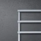 Sèche-serviettes hydraulique avec éléments circulaires fabriqué en Italie - Fraise Viadurini