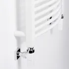 Sèche-serviettes hydraulique en acier de différentes couleurs fabriqué en Italie - Ibis Viadurini