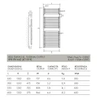 Sèche-serviettes hydraulique en acier finition chromée et dorée fabriqué en Italie - Laura Viadurini