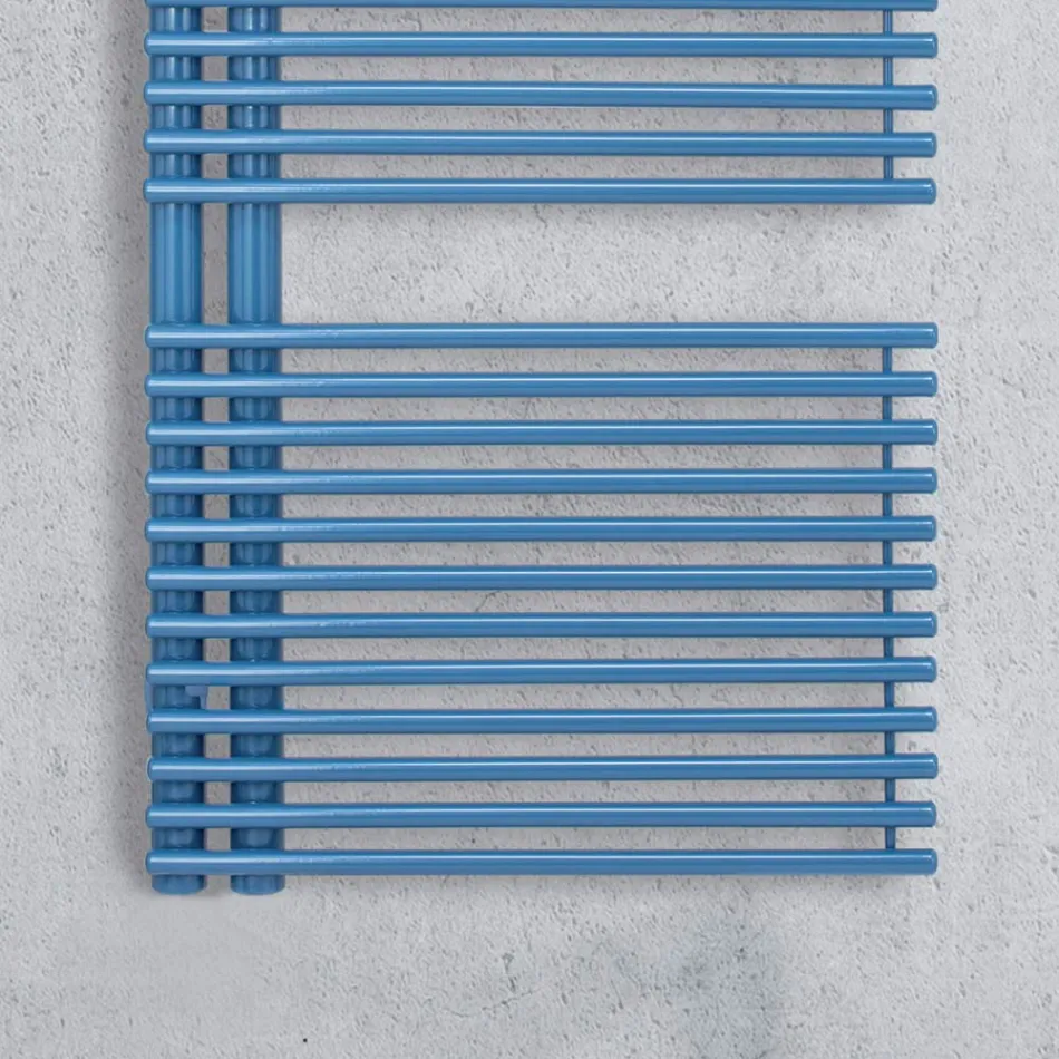 Sèche-serviettes en acier au carbone avec système électrique - Peanuts Viadurini