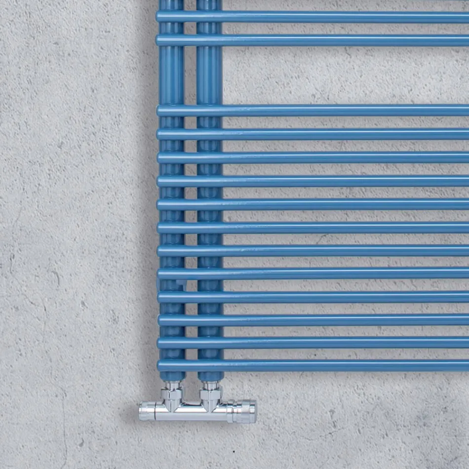 Sèche-serviettes en acier au carbone avec système hydraulique - Peanuts Viadurini