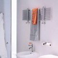 Sèche-serviette horizontal à eau chaude de design Selene Scirocco H