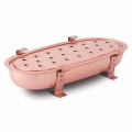 Chafing Dish de table pour pots en cuivre Made in Italy 45x23 cm - Mariaelena