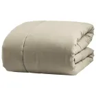 Chauffe-lit double 350 gr/m2 en pur coton teint en pièce - Délicatesse Viadurini