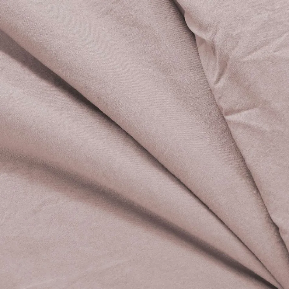 Chauffe-lit double 350 gr/m2 en pur coton teint en pièce - Délicatesse Viadurini