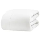 Chauffe-lit double 350 gr/m2 en pur coton teint en pièce - Délicatesse Viadurini