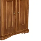 Meuble à chaussures avec 1 tiroir et 2 portes en bois Made in Italy - Lasa Viadurini