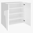 Meuble à chaussures d'intérieur avec 2 portes en mélamine Made in Italy - Naditza Viadurini