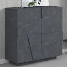 Meuble à chaussures d'intérieur avec 2 portes en mélamine Made in Italy - Naditza Viadurini