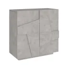 Meuble à chaussures d'intérieur avec 2 portes en mélamine Made in Italy - Naditza Viadurini