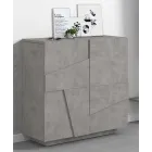 Meuble à chaussures d'intérieur avec 2 portes en mélamine Made in Italy - Naditza Viadurini