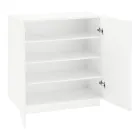 Meuble à chaussures pour salon avec 2 portes en mélamine Made in Italy - Popilio Viadurini