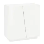 Meuble à chaussures pour salon avec 2 portes en mélamine Made in Italy - Popilio Viadurini