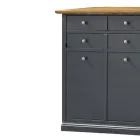 Meuble à chaussures en bois plaqué Toulipier Made in Italy - Visnus Viadurini