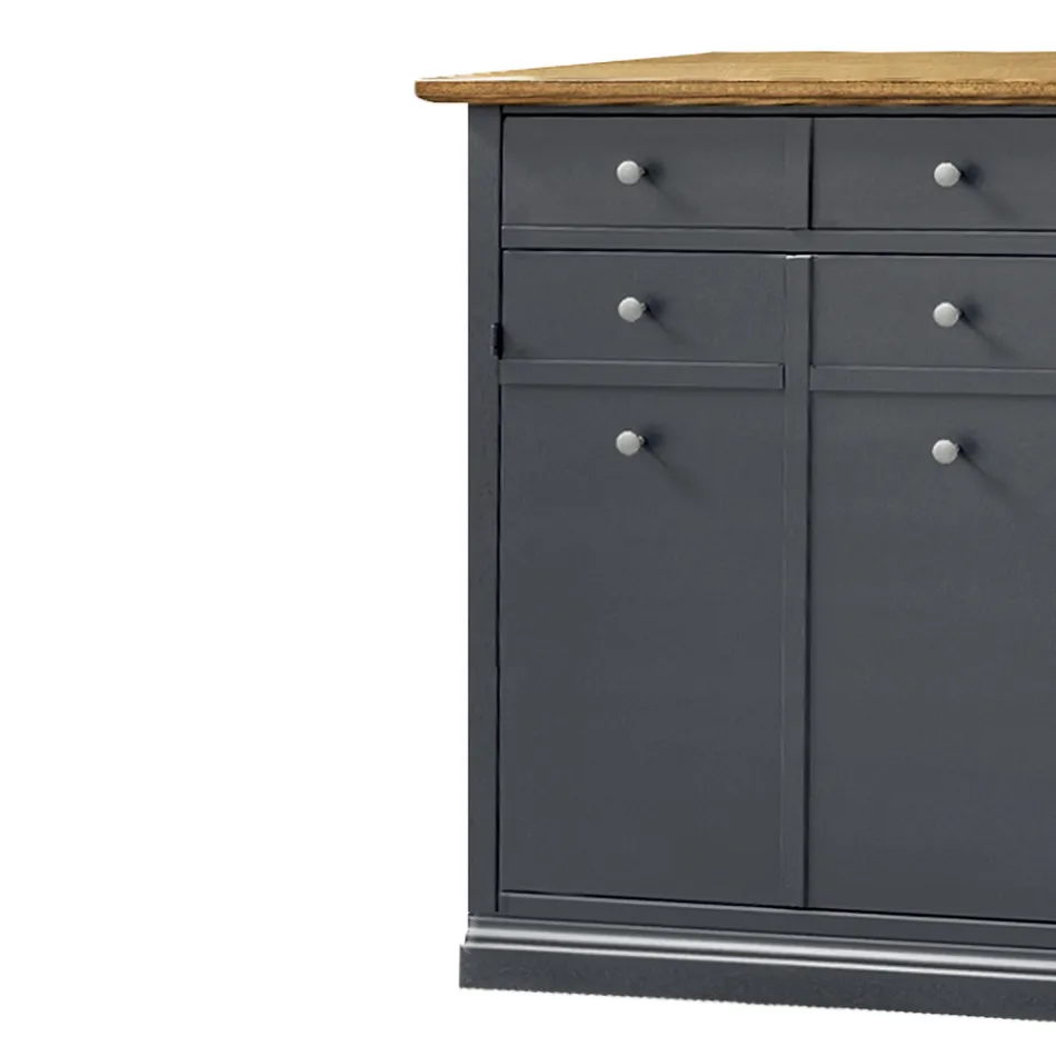 Meuble à chaussures en bois plaqué Toulipier Made in Italy - Visnus Viadurini