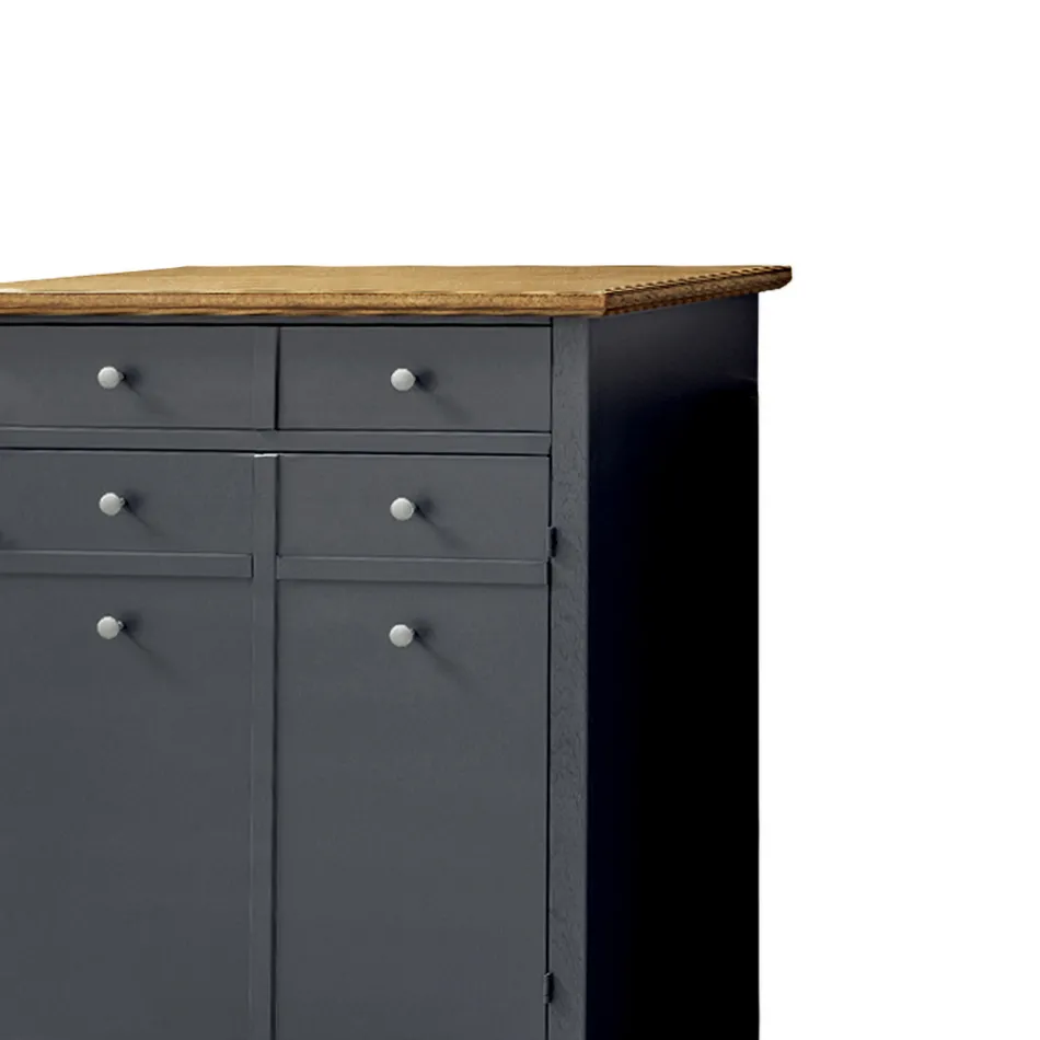 Meuble à chaussures en bois plaqué Toulipier Made in Italy - Visnus Viadurini