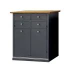 Meuble à chaussures en bois plaqué Toulipier Made in Italy - Visnus Viadurini