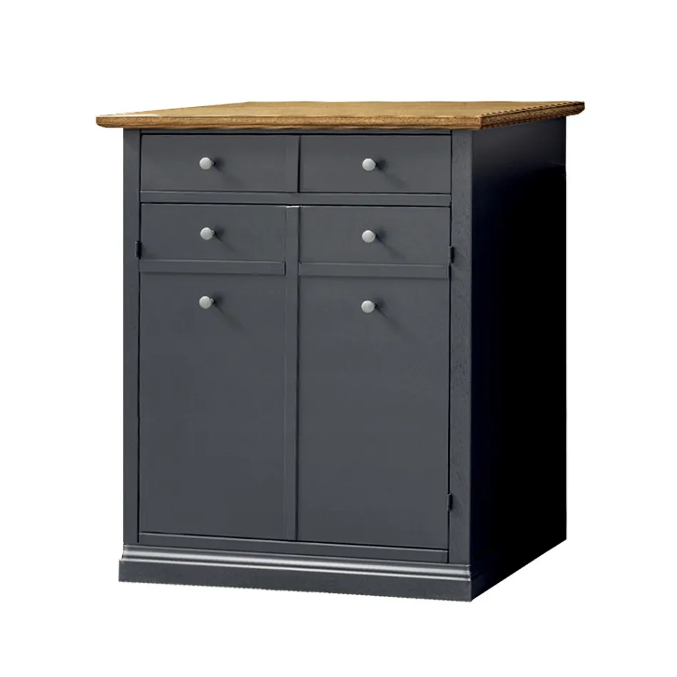 Meuble à chaussures en bois plaqué Toulipier Made in Italy - Visnus Viadurini