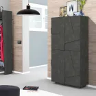 Meuble à chaussures d'intérieur en mélamine avec 4 portes Made in Italy - Naditza Viadurini