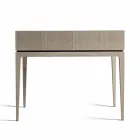 Bureau design moderne en noyer, L 105 x P 65 cm, Acario Viadurini