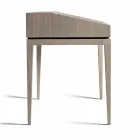 Bureau design moderne en noyer, L 105 x P 65 cm, Acario Viadurini