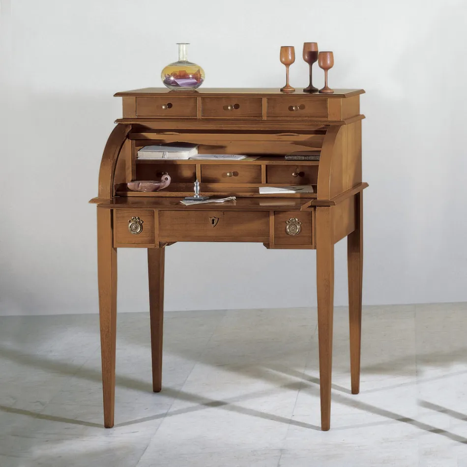 Bureau avec 6 tiroirs extérieurs, 3 tiroirs intérieurs et 1 compartiment fabriqué en Italie - Marte Viadurini