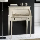 Bureau avec 6 tiroirs extérieurs, 3 tiroirs intérieurs et 1 compartiment fabriqué en Italie - Marte Viadurini