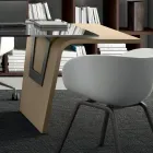 Bureau avec plateau en verre Andrea Stramigioli - Frafalla Viadurini