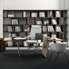 Bureau avec plateau en verre Andrea Stramigioli - Frafalla Viadurini