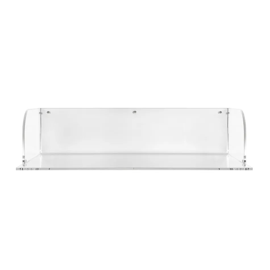 Bureau mural Otilia en plexiglas au design minimaliste, fabriqué en Italie Viadurini