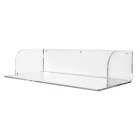 Bureau mural Otilia en plexiglas au design minimaliste, fabriqué en Italie Viadurini